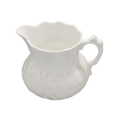 Vintage Hammersley Bone China White Pitcher Jug Creamer 3.5